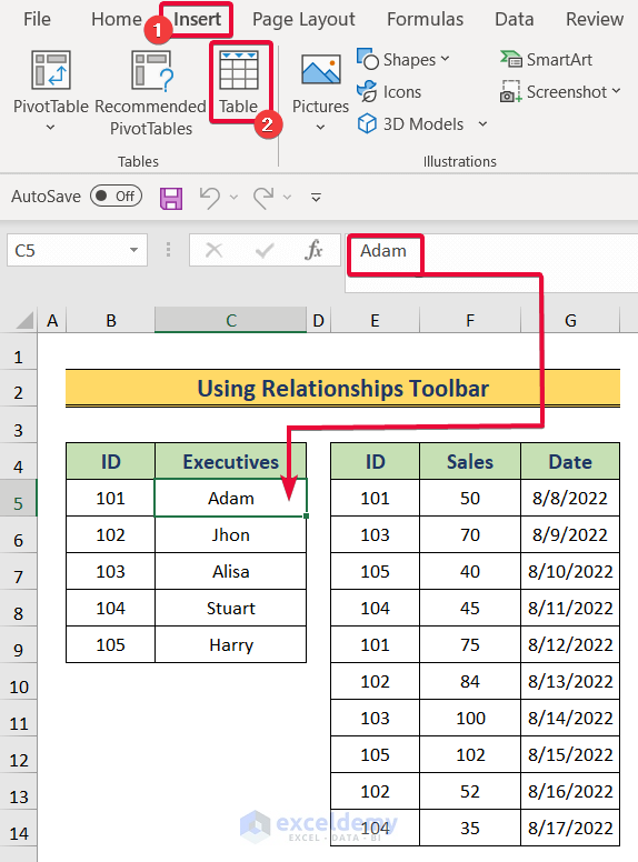 How To Create A Data Model In Excel 3 Methods ExcelDemy