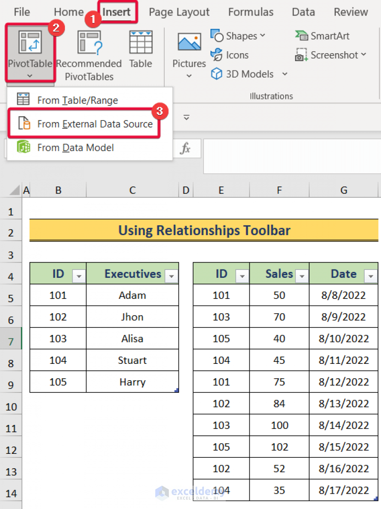 How To Create A Data Model In Excel (3 Handy Ways) - ExcelDemy