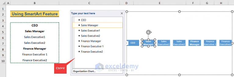 How To Create Hierarchy In Excel 3 Easy Ways Exceldemy