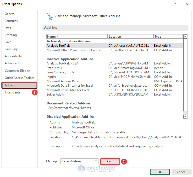 How to Do ANOVA in Excel (2 Suitable Examples) - ExcelDemy