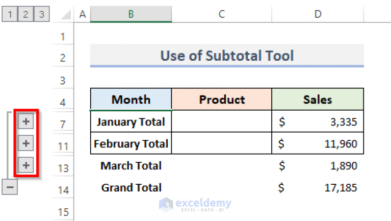 How To Group And Summarize Data In Excel 3 Suitable Ways 3620