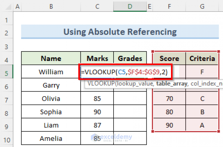 how-to-lock-table-array-in-excel-2-effective-ways-exceldemy