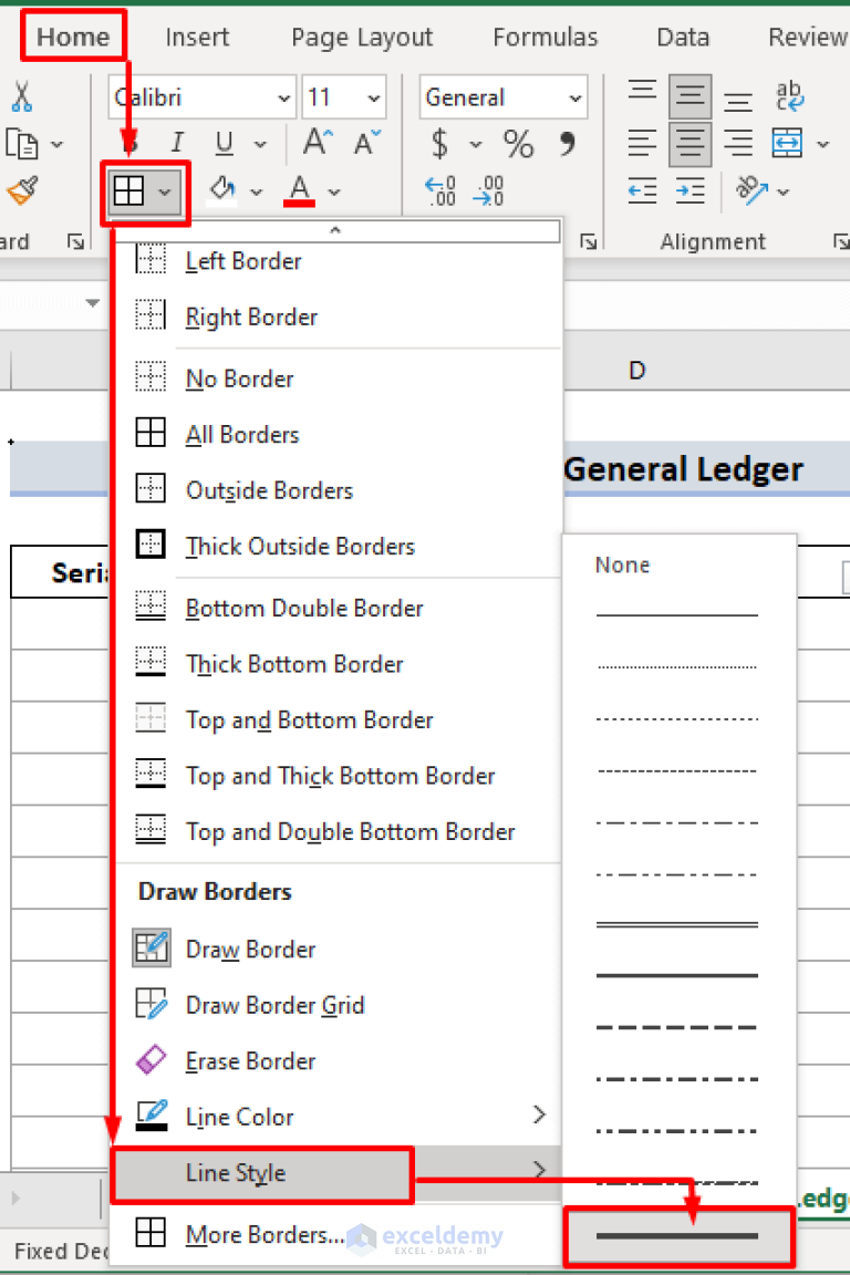 How to Make General Ledger in Excel (With Easy Steps)