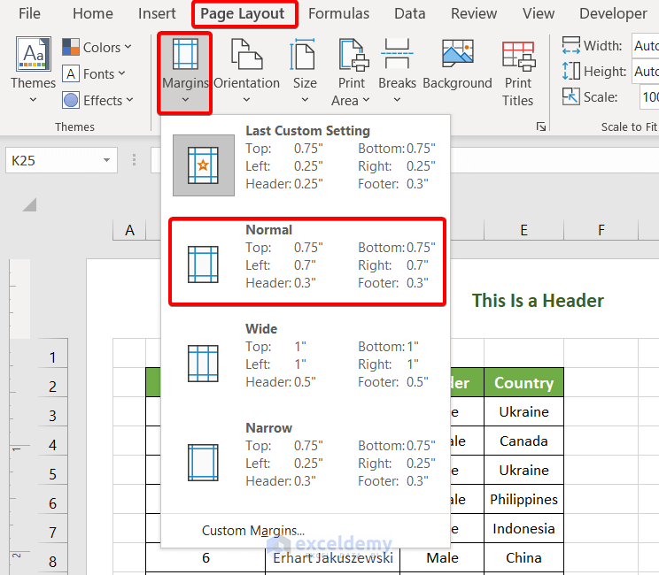 How To Move Header In Excel with Easy Steps ExcelDemy