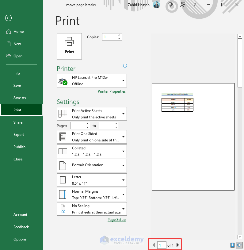 how-to-move-page-breaks-in-excel-with-easy-steps-exceldemy