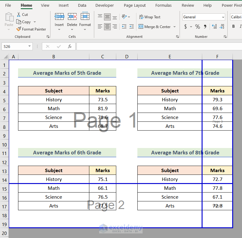 How To Move Page Breaks In Excel With Easy Steps ExcelDemy