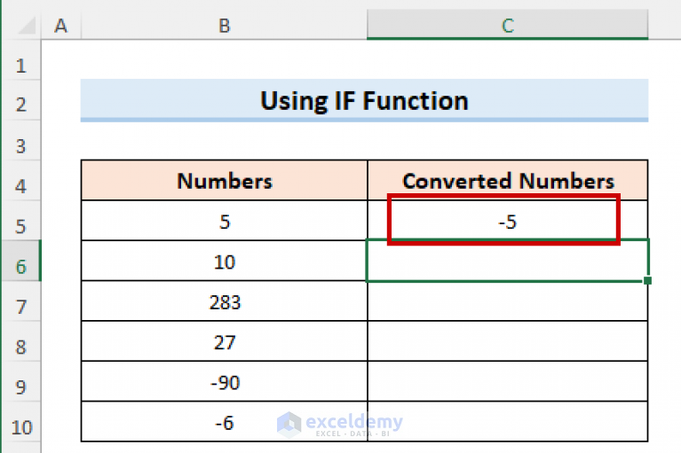 how-to-put-a-negative-number-in-excel-formula-4-easy-methods