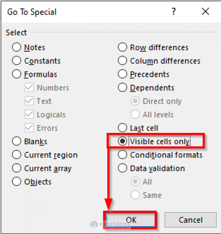 how-to-select-visible-cells-in-excel-5-quick-tricks-exceldemy