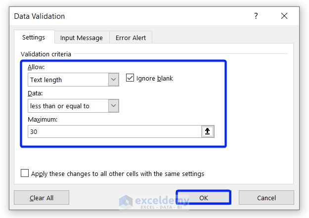 How To Set Character Limit In Excel ExcelDemy