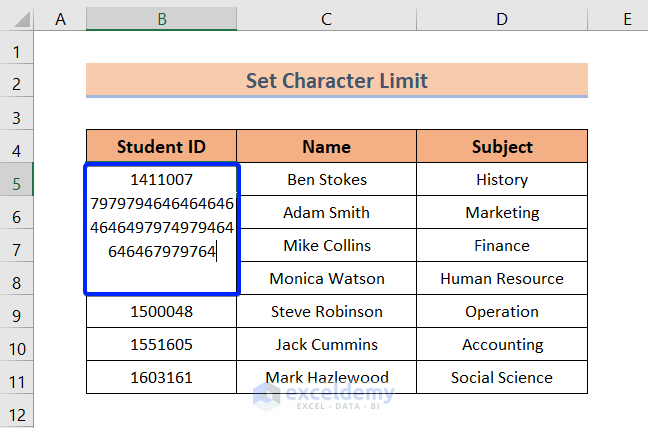 how-to-set-character-limit-in-excel-exceldemy