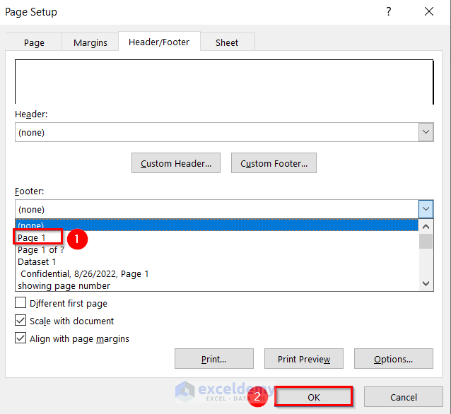 how-to-show-page-number-in-excel-background-2-ways