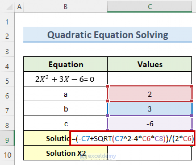 how-to-solve-polynomial-equation-in-excel-5-simple-methods