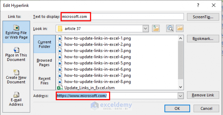 how-to-update-links-in-excel-5-easy-methods-exceldemy