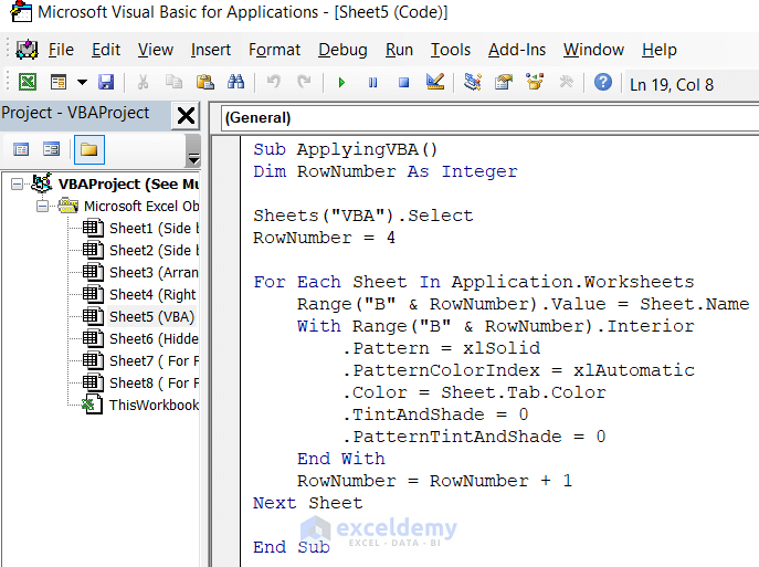 How To View All Sheets In Excel At Once 5 Easy Ways 