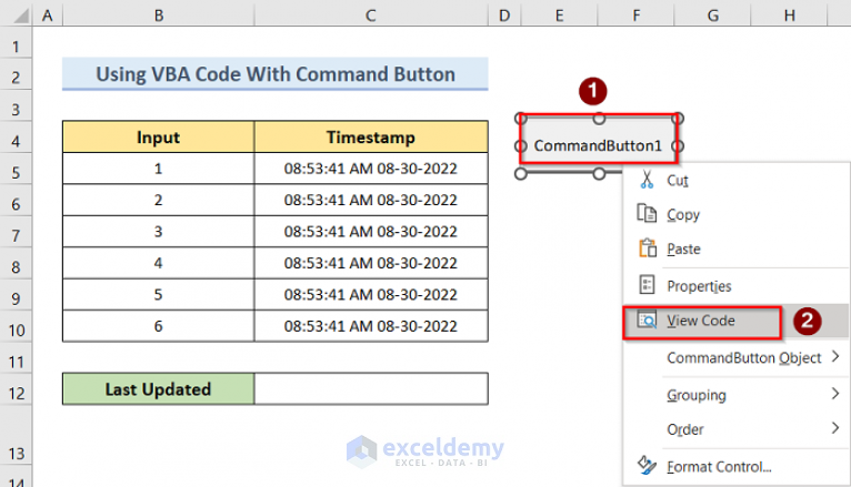 How To Calculate Last Modified Date And Time In Excel