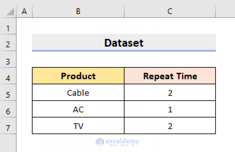 how-to-repeat-cell-value-x-times-in-excel-6-easy-methods