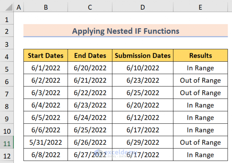 Return Value If Date Within Range