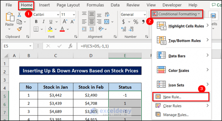 up-and-down-arrows-in-excel-using-conditional-formatting