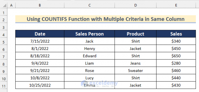 excel-countifs-function-with-multiple-criteria-in-same-column