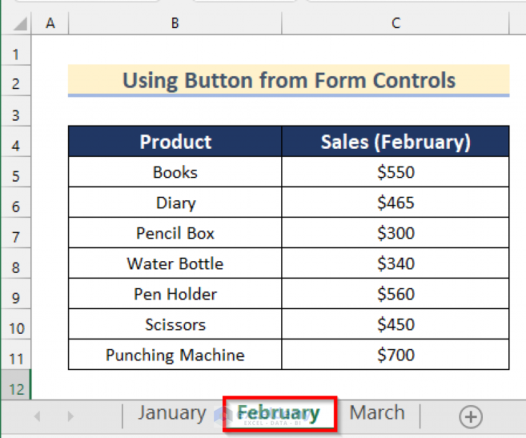 how-to-create-button-to-link-to-another-sheet-in-excel-3-ways