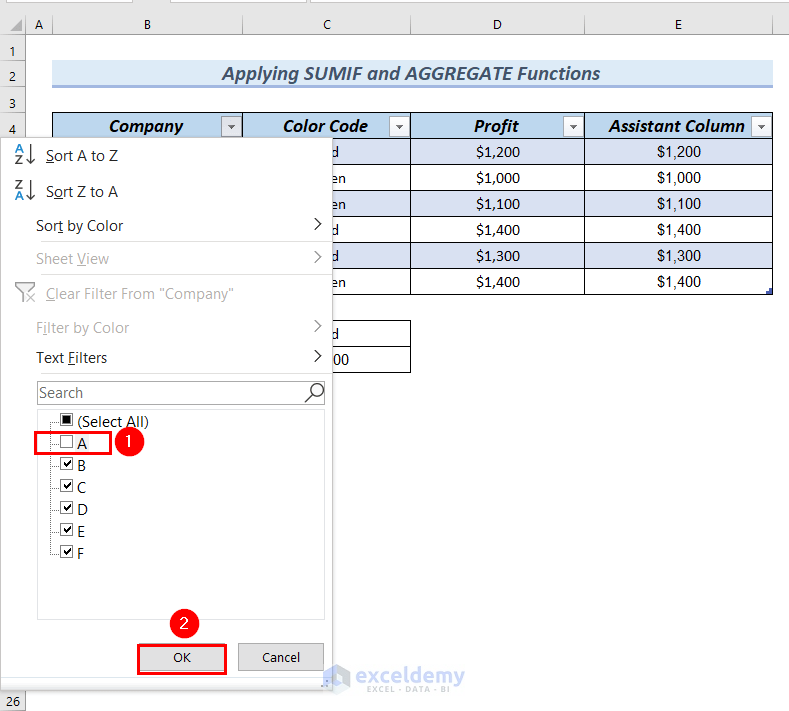 how-to-sum-visible-cells-with-criteria-in-excel-5-easy-methods