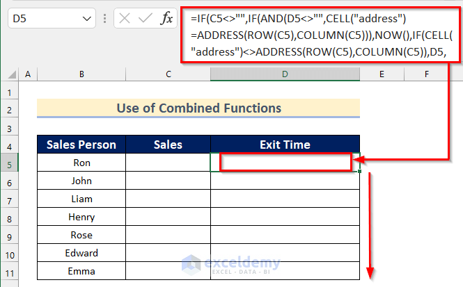 how-to-add-time-in-excel-automatically-5-easy-ways