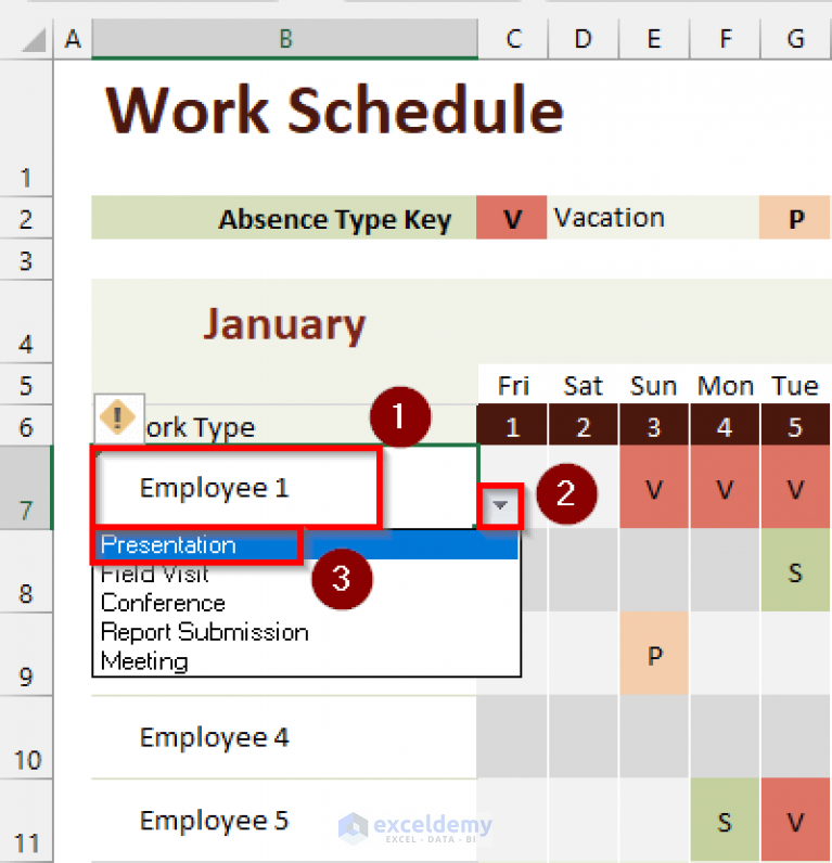 how-to-create-a-monthly-schedule-in-excel-3-simple-ways