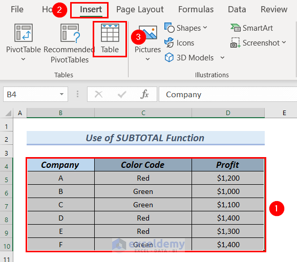 how-to-sum-visible-cells-with-criteria-in-excel-5-easy-methods