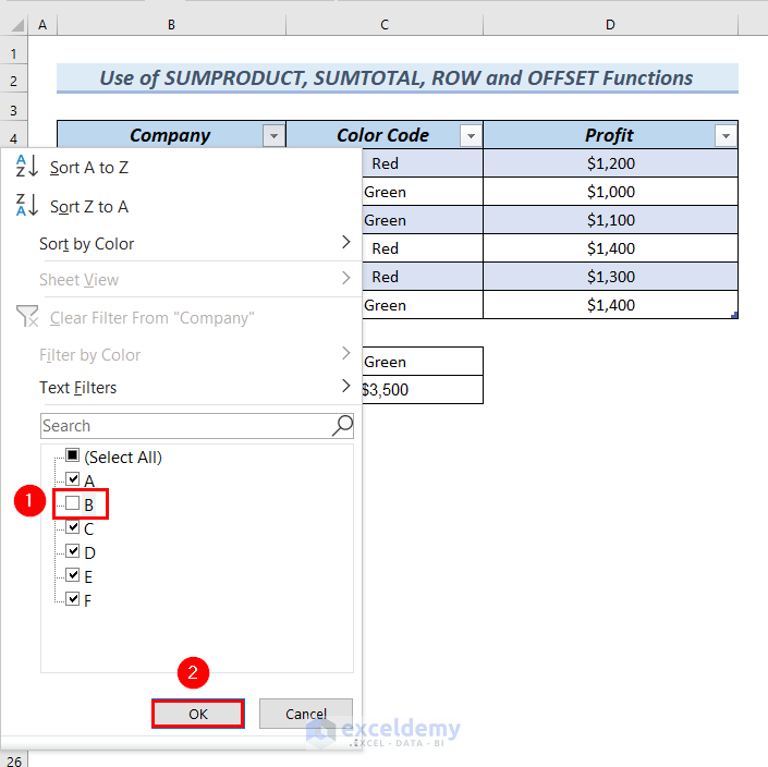 how-to-sum-visible-cells-with-criteria-in-excel-5-easy-methods