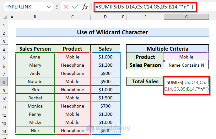 How To Use Sumifs Function In Excel With Multiple Criteria 0473