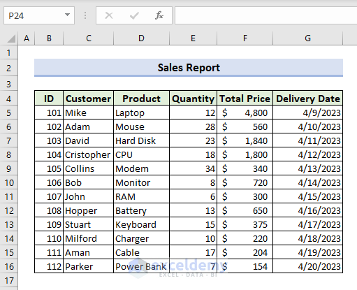 How To Use Cell Address In Excel Formula 8 Suitable Examples 