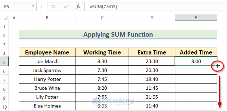 adding-hours-and-minutes-in-excel-4-suitable-methods