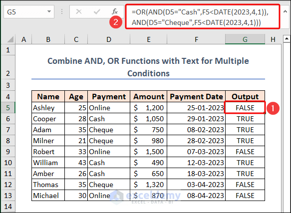 how-to-use-and-function-in-excel-with-text-8-easy-examples