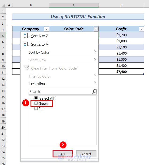 how-to-sum-visible-cells-with-criteria-in-excel-5-easy-methods