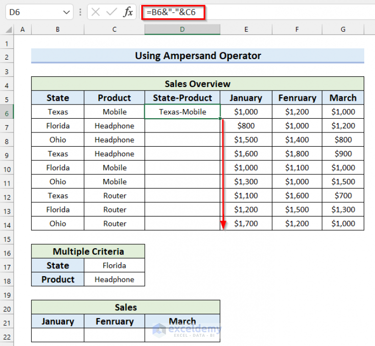 Vlookup With Multiple Criteria And Multiple Results 8 Examples 2443