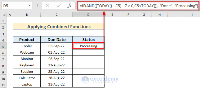 check-if-date-is-within-7-days-of-another-date-in-excel-7-ways