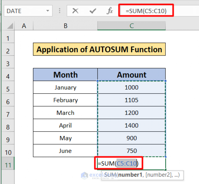 how-to-autosum-column-in-excel-4-easy-methods-exceldemy