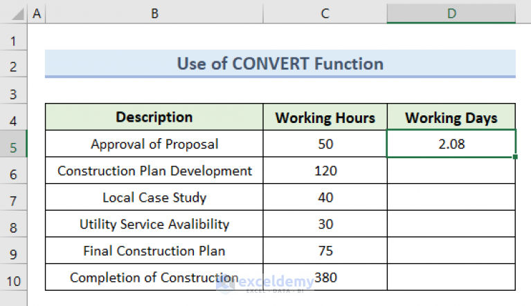 how-to-convert-hours-to-days-in-excel-6-effective-methods