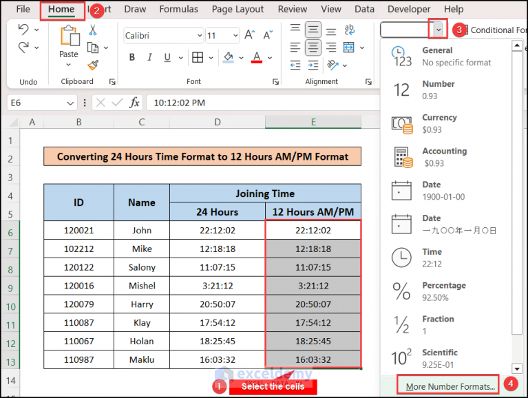 convert-military-time-to-standard-time-in-excel-2-suitable-ways