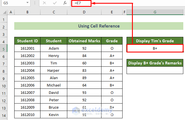 How To Display Text From Another Cell In Excel 4 Suitable Ways 