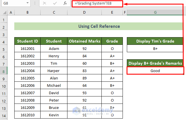 How To Display Text From Another Cell In Excel 4 Suitable Ways 