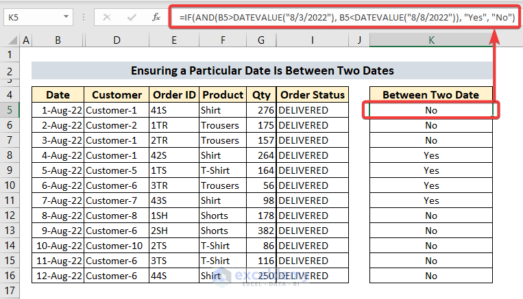 Excel If Date Is Between Range Then Return Value ExcelDemy