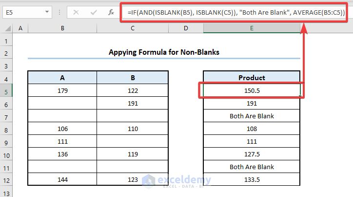 Excel If Two Cells Are Blank Then Return Value ExcelDemy