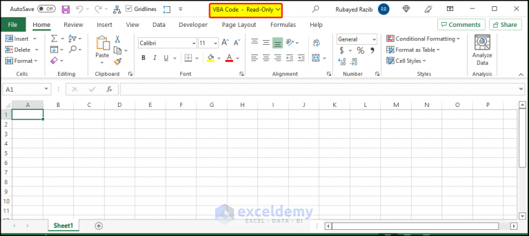 How To Open Workbook As Read Only With Excel Vba 7400