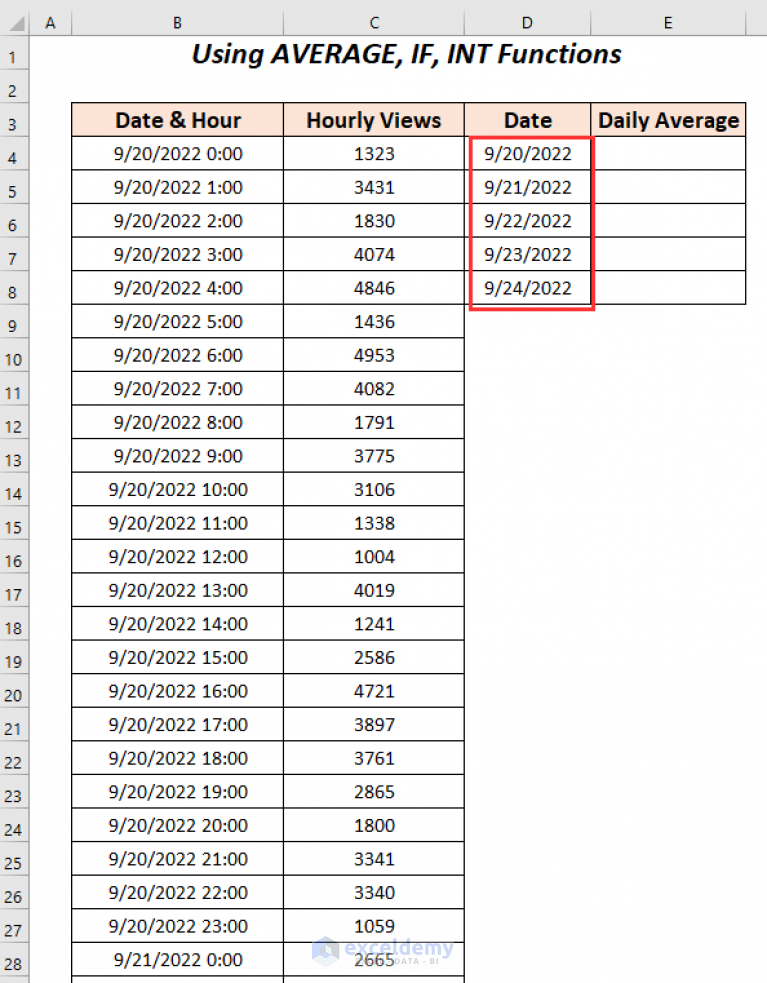 how-to-calculate-daily-average-from-hourly-data-in-excel