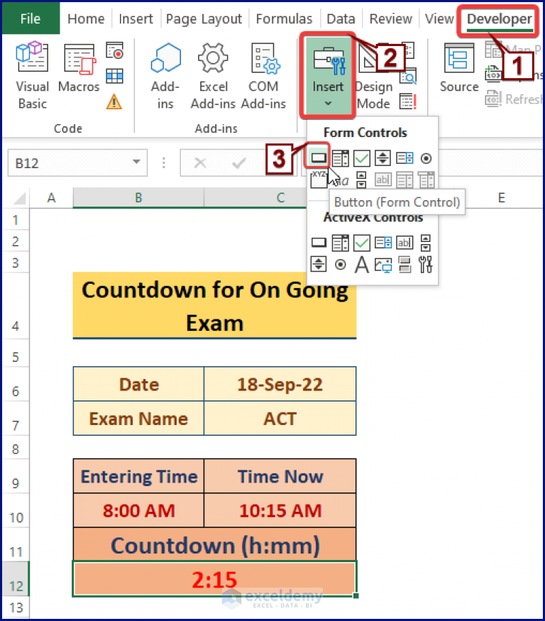 how-to-make-a-calculate-button-in-excel-with-easy-steps