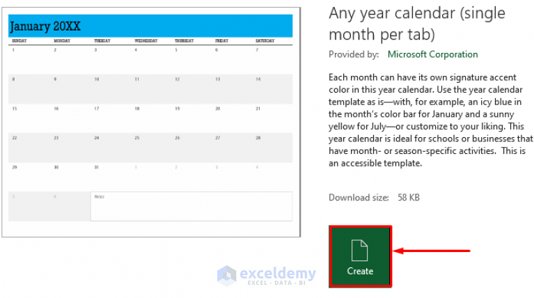 how-to-create-a-monthly-calendar-in-excel-3-effective-ways