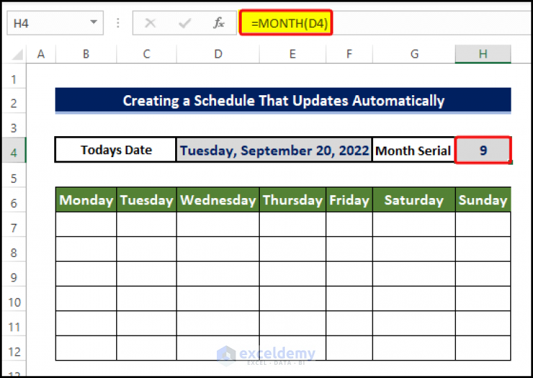 how-to-create-a-schedule-in-excel-that-updates-automatically