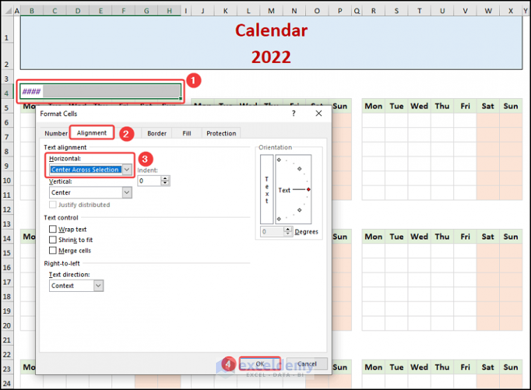 How To Create A Yearly Calendar In Excel with Easy Steps 