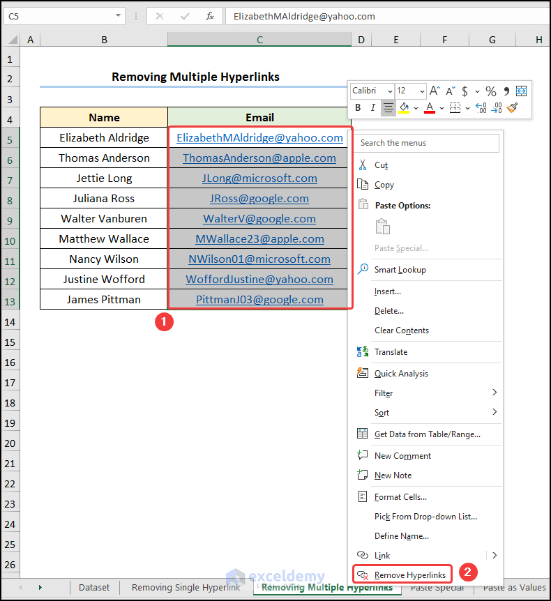 How To Delete Hidden Link In Excel 5 Easy Ways ExcelDemy